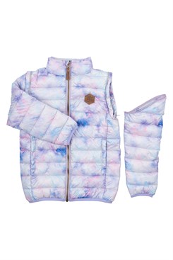 Mikk-Line Nylon Puffer 2 in 1 Jacke – Dusk
